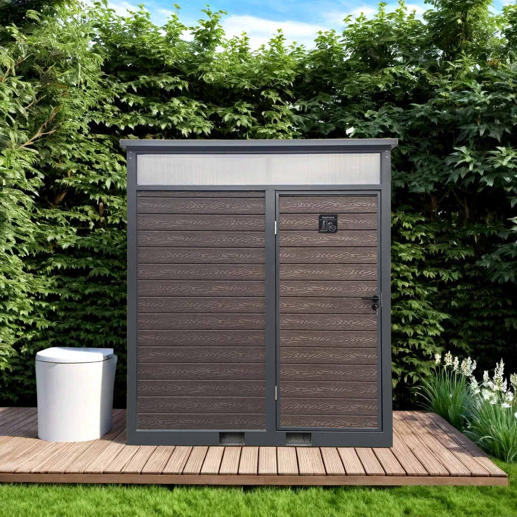 Mobile Toilet for Backyard - Durable Toilet Shed for Outdoor