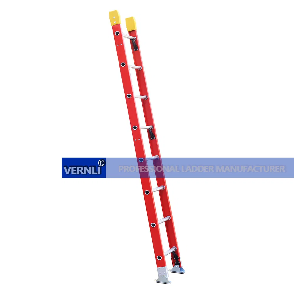Made in China Fiberglass Insulation Step Ladder Single Straight Ladder