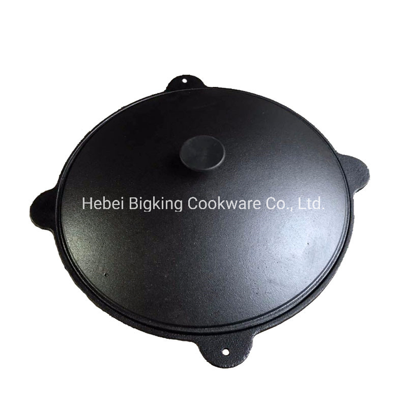 Outdoor Large Camping Oval Cast Iron Stove Pot