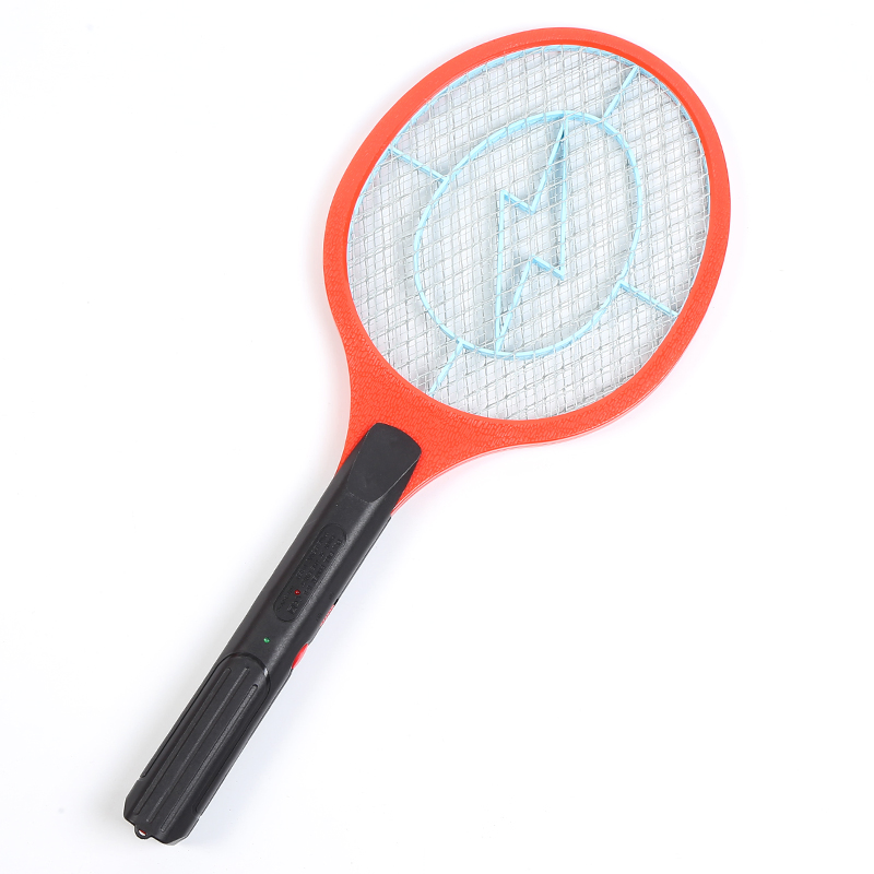 Black Handle Lightning Mesh Core Electric Mosquito Swatter