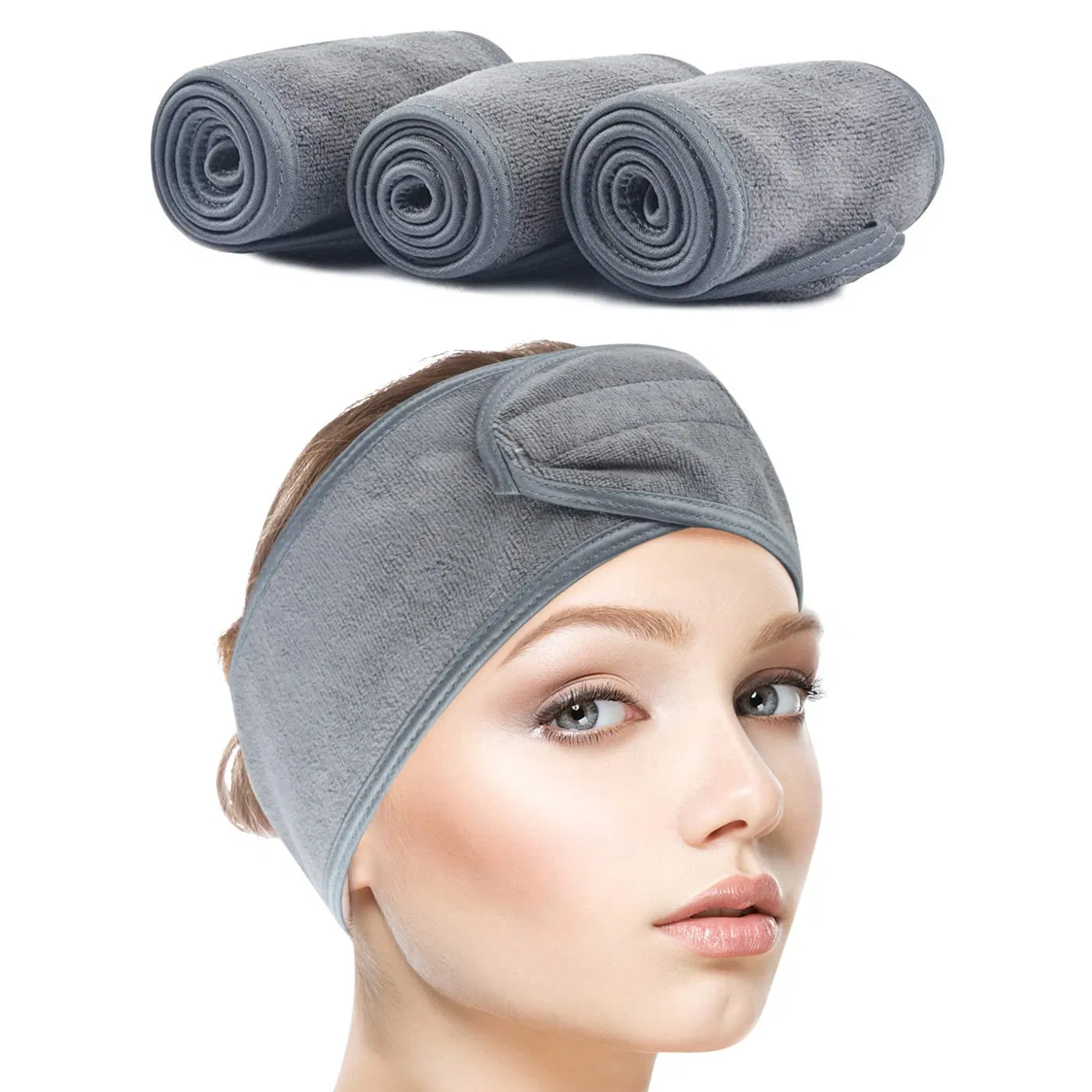 Microfiber Makeup Headband for Women