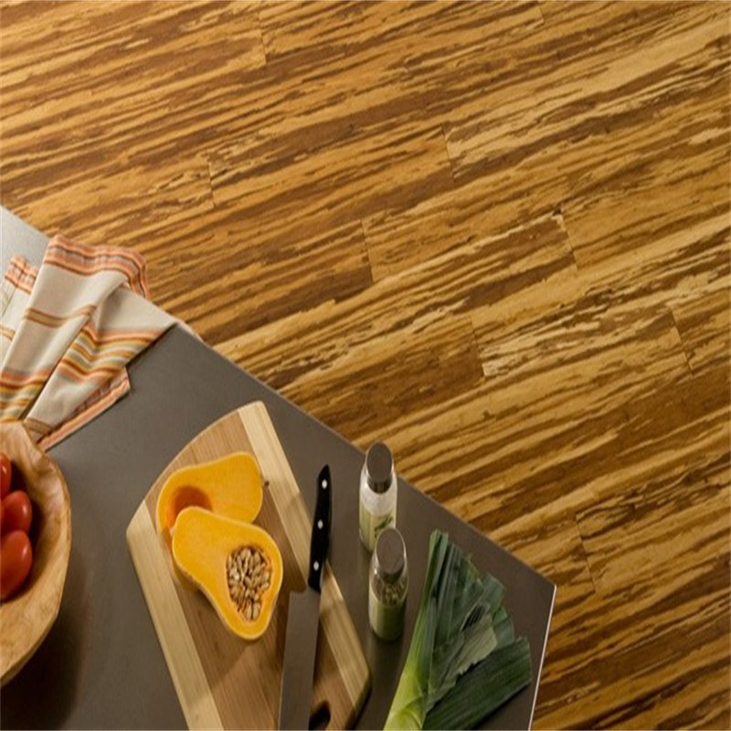 Бамбуковый пол «Тигровая полоска» глянцевый