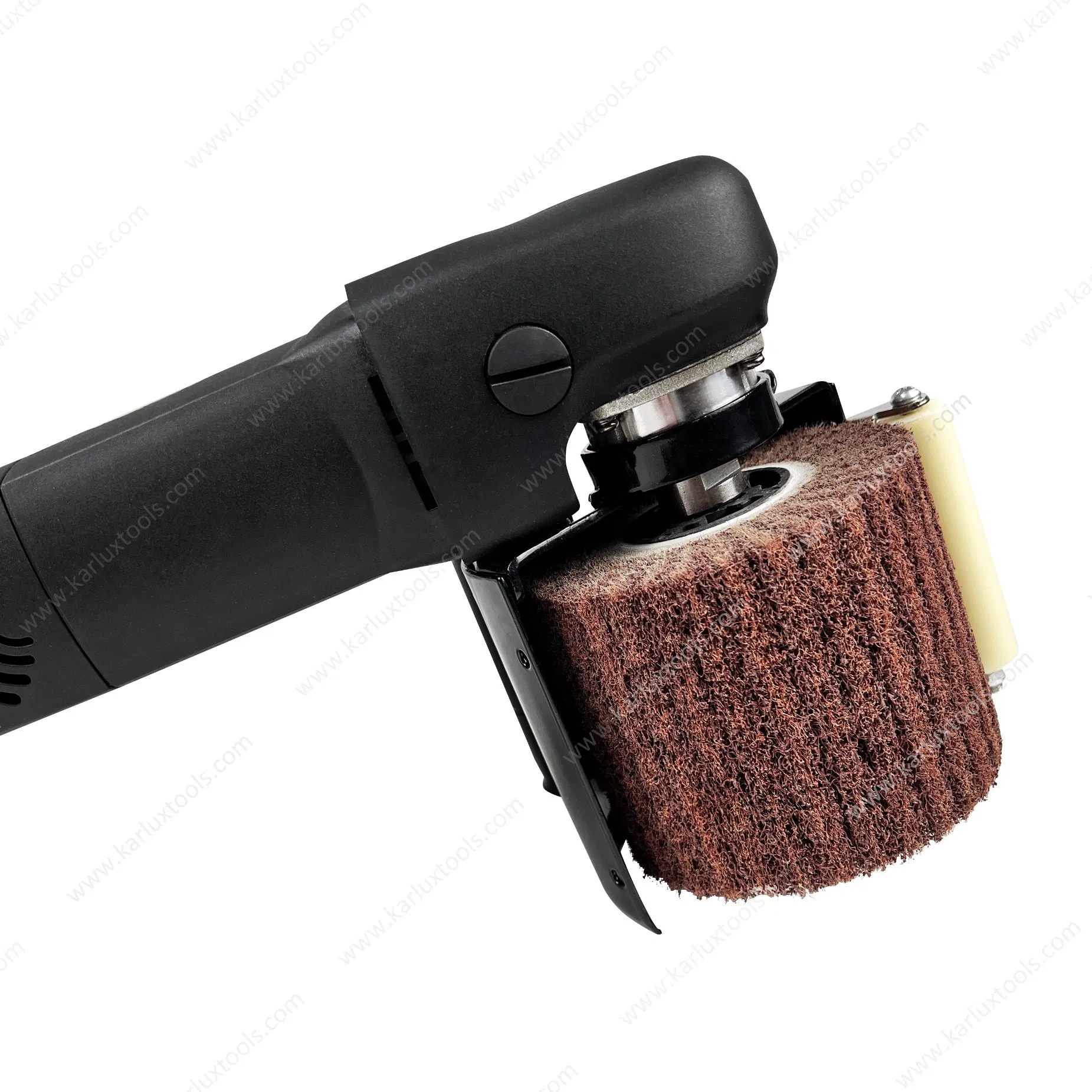 1200W Metal Grinding Burnishing Polishing Machine Electric Sander Polisher with Burnishing Wheels for Stainless Steel Polishing