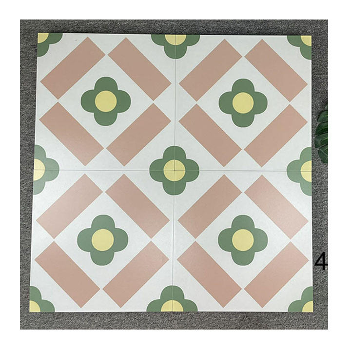 Flower Porcelain Tiles Living Rooms Full Glazed Floor Parquet Bedroom Ceramic Tile