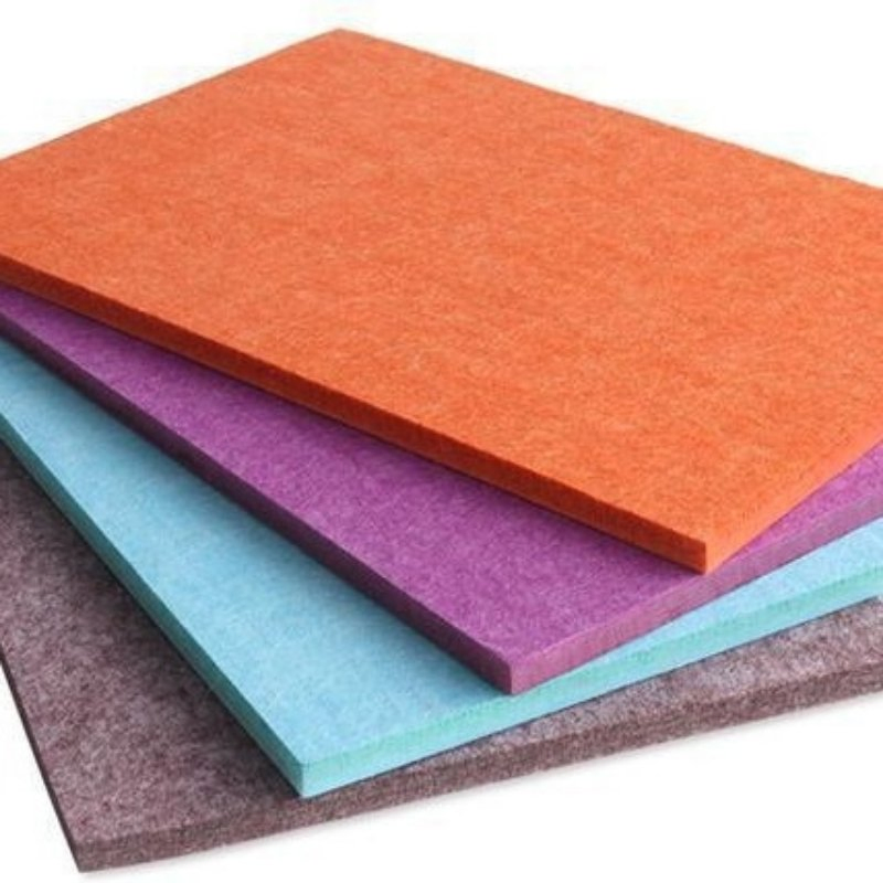 Eco-Friendly Polyester Fiber Acoustic Wall Panel Sound Absorbing Wall and Ceiling Panel