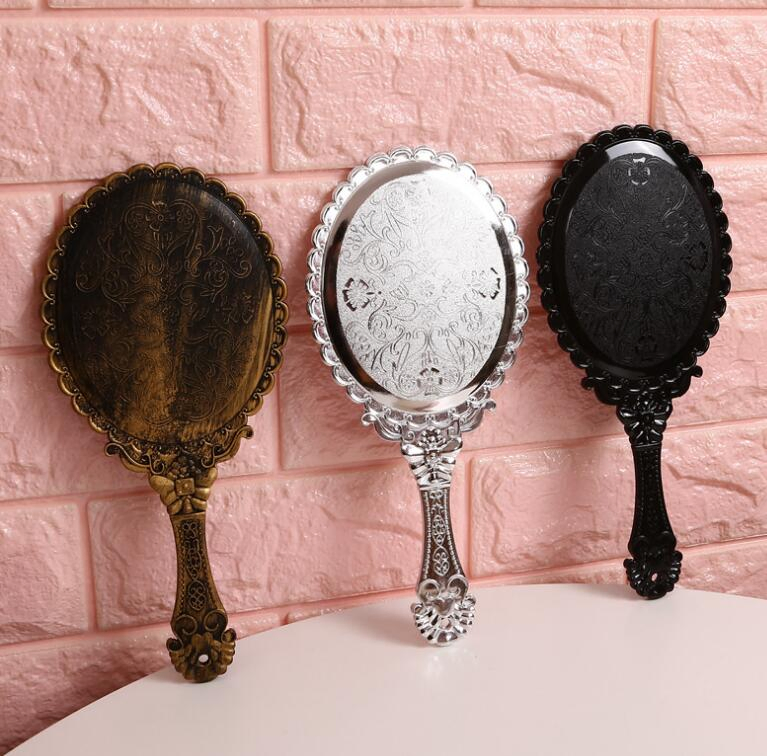 New Wholesale Creative Custom Makeup Mirror Cloud Mirror Handheld Special-Shaped Irregular Beauty Mirror