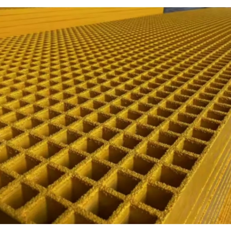 Anti-Oxidation Longevity FRP/GRP Fiberglass Gritted Grating