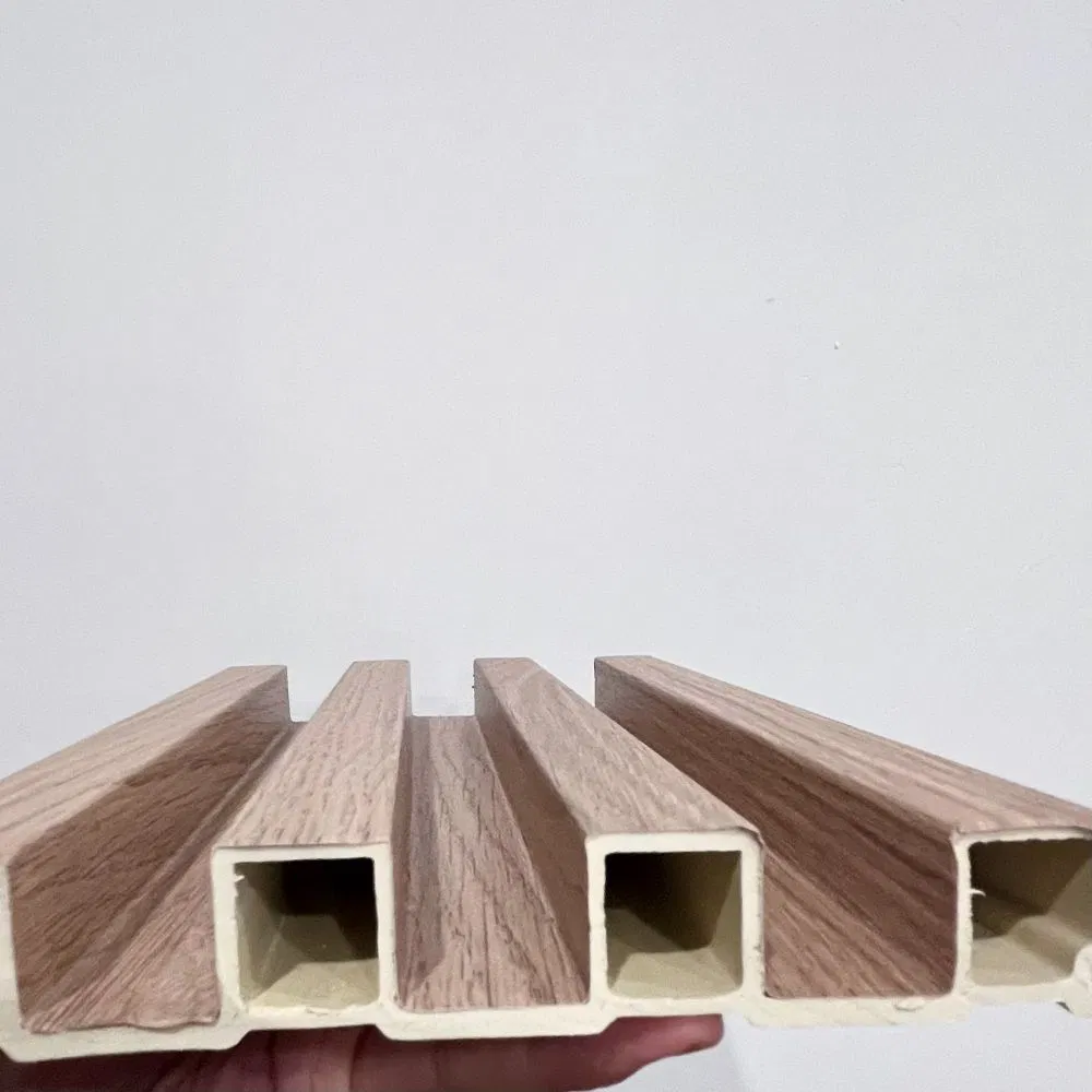 Wood Plastic Composite Material Fluted WPC Wall Panel for Interior and Exterior Decoration