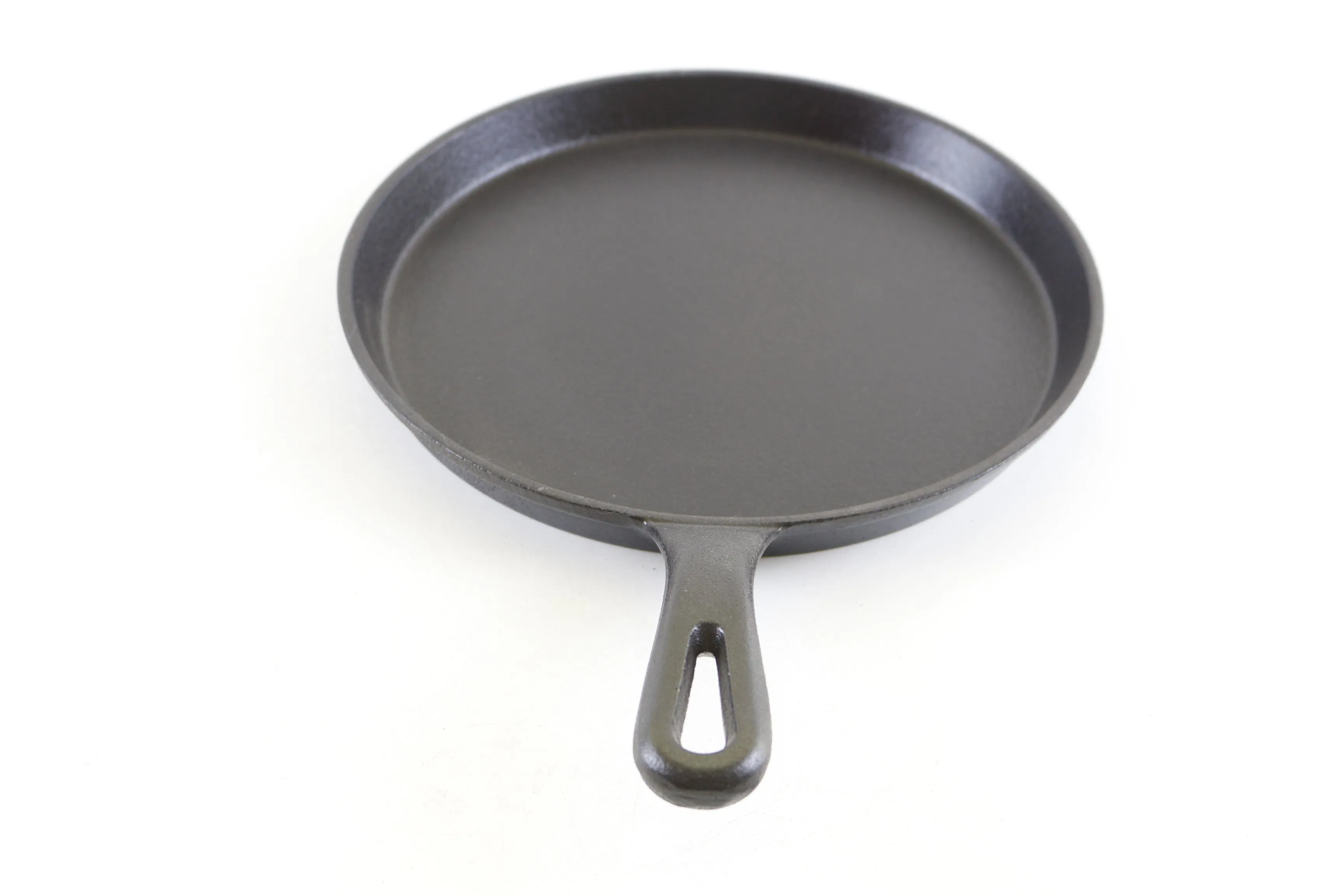 Чугунная сковорода для барбекю с ручкой