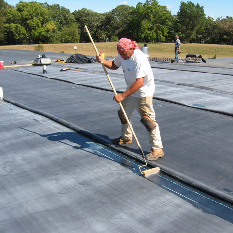 Roof Coating EPDM Waterproof in Rolls for Flat Roof Rubber Membrane