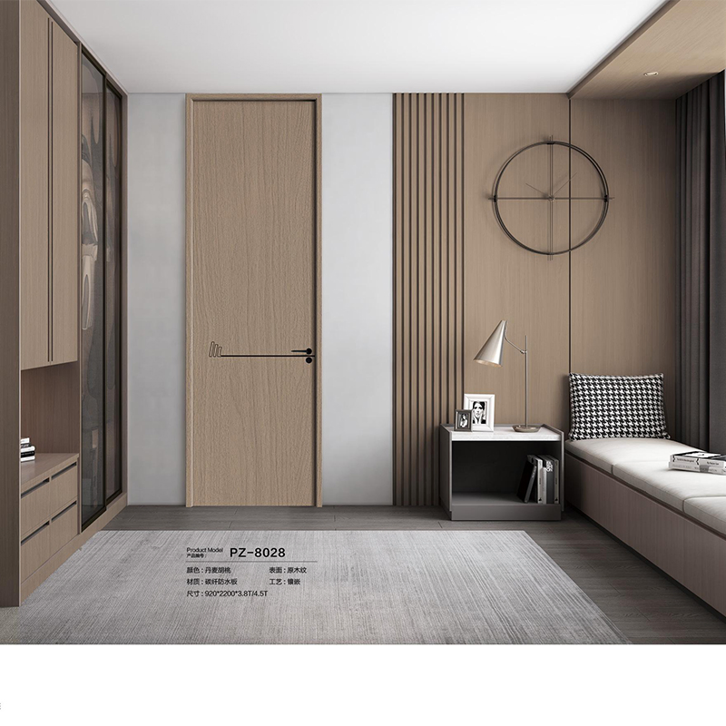 Modern WPC Solid Wood Interior Door for Stylish Apartments