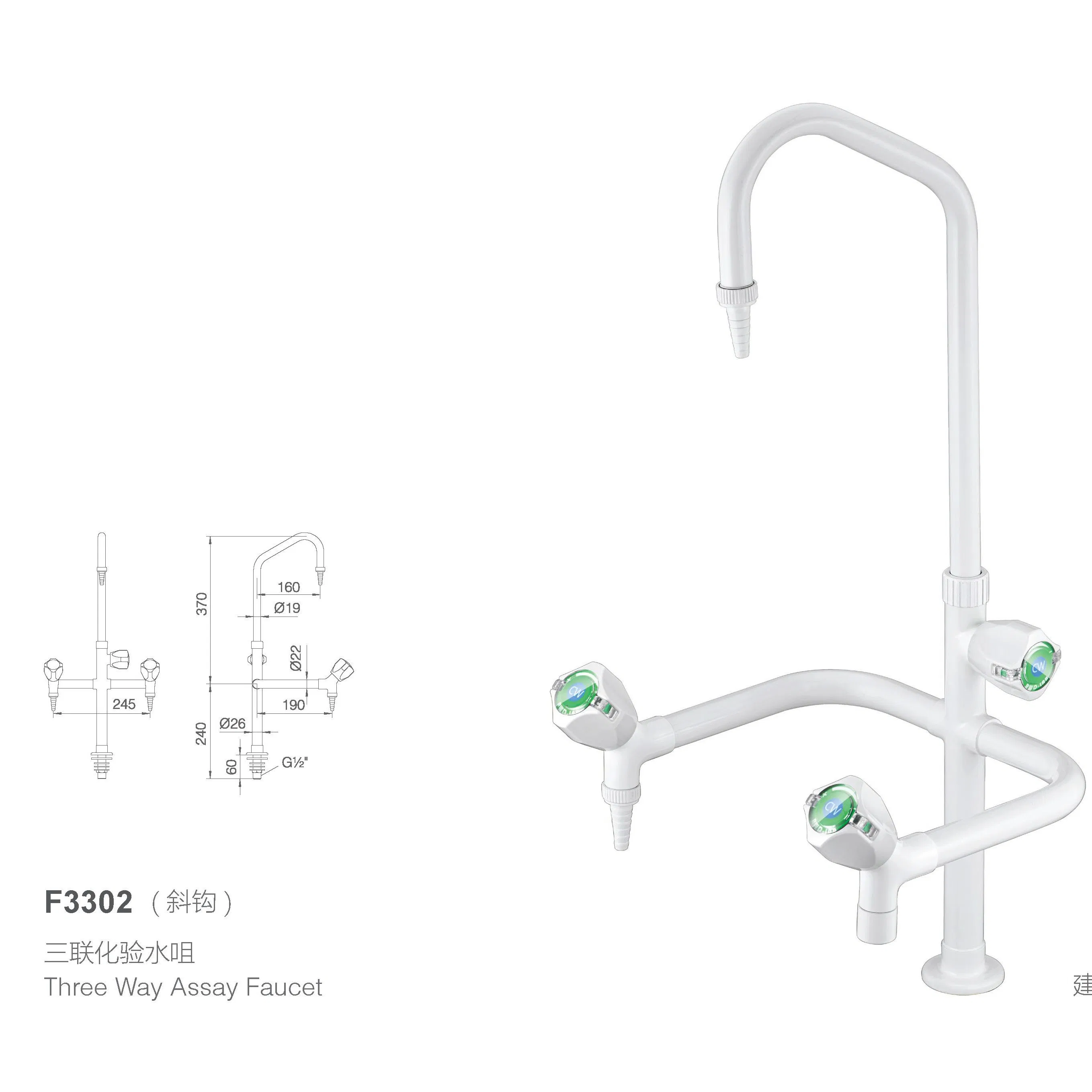 Лабораторный кран премиум из латуни F3302