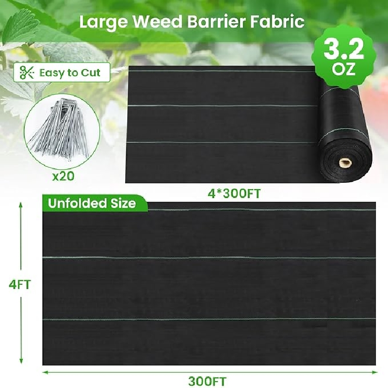 All-Weather Versatile Natural Weed-Resistant Plantation Ground Weedmat