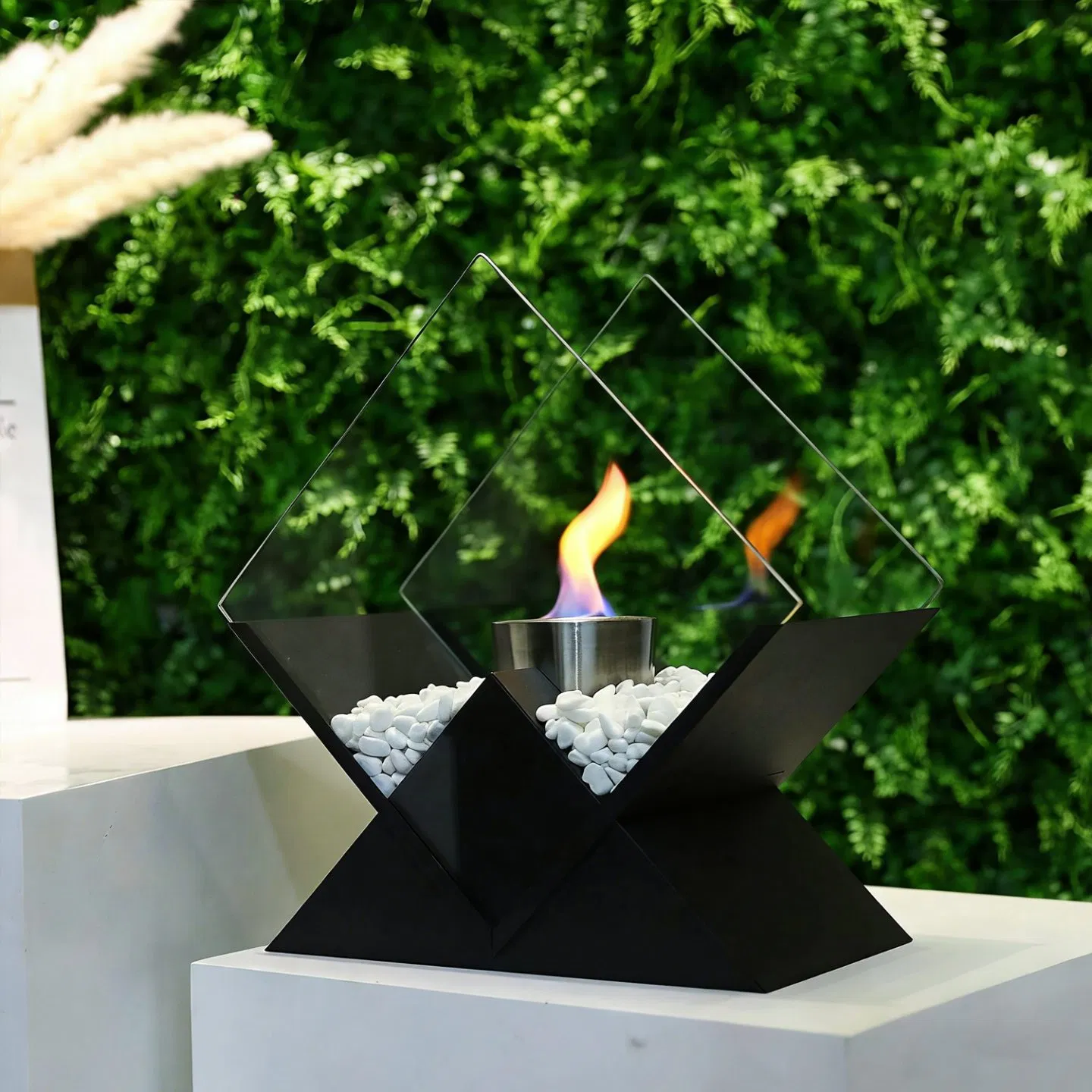 Cookwin Mini Stove Indoor Fireplaces Bio Ethanol Tabletop Fireplace Outdoor Modern Fire Pit for Home Decoration