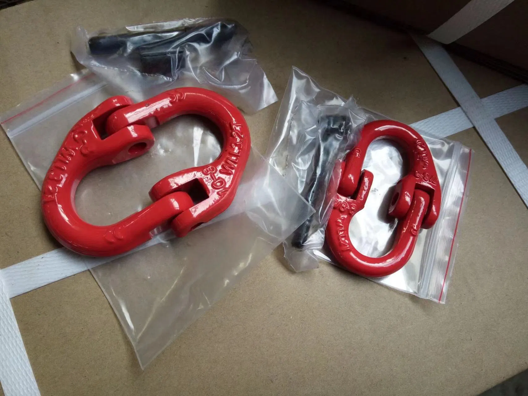 Ce Alloy Steel G80 European Type Drop Forged Lifting Chain Connecting Link