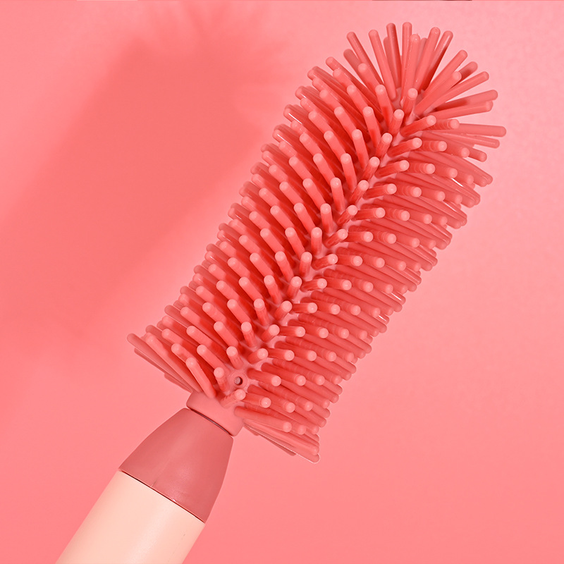 BPA Free Silicone Baby Bottle Cleaning Brush for Easy Use