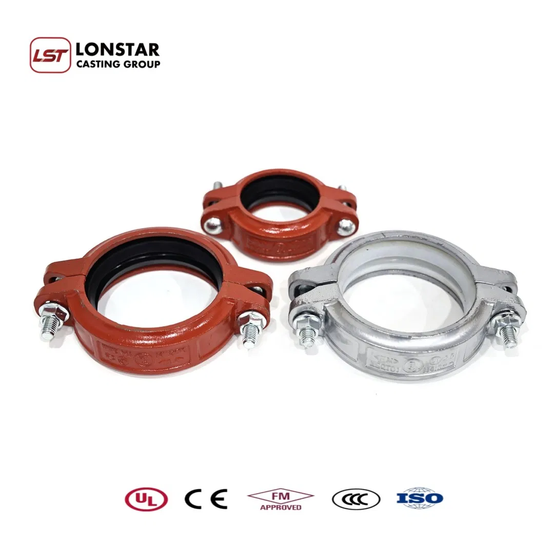 Lonstar Di Clamp Metal Ductile Iron Male Adapter Tee Clamp and Flexible/ Rigid Grooved Coupling