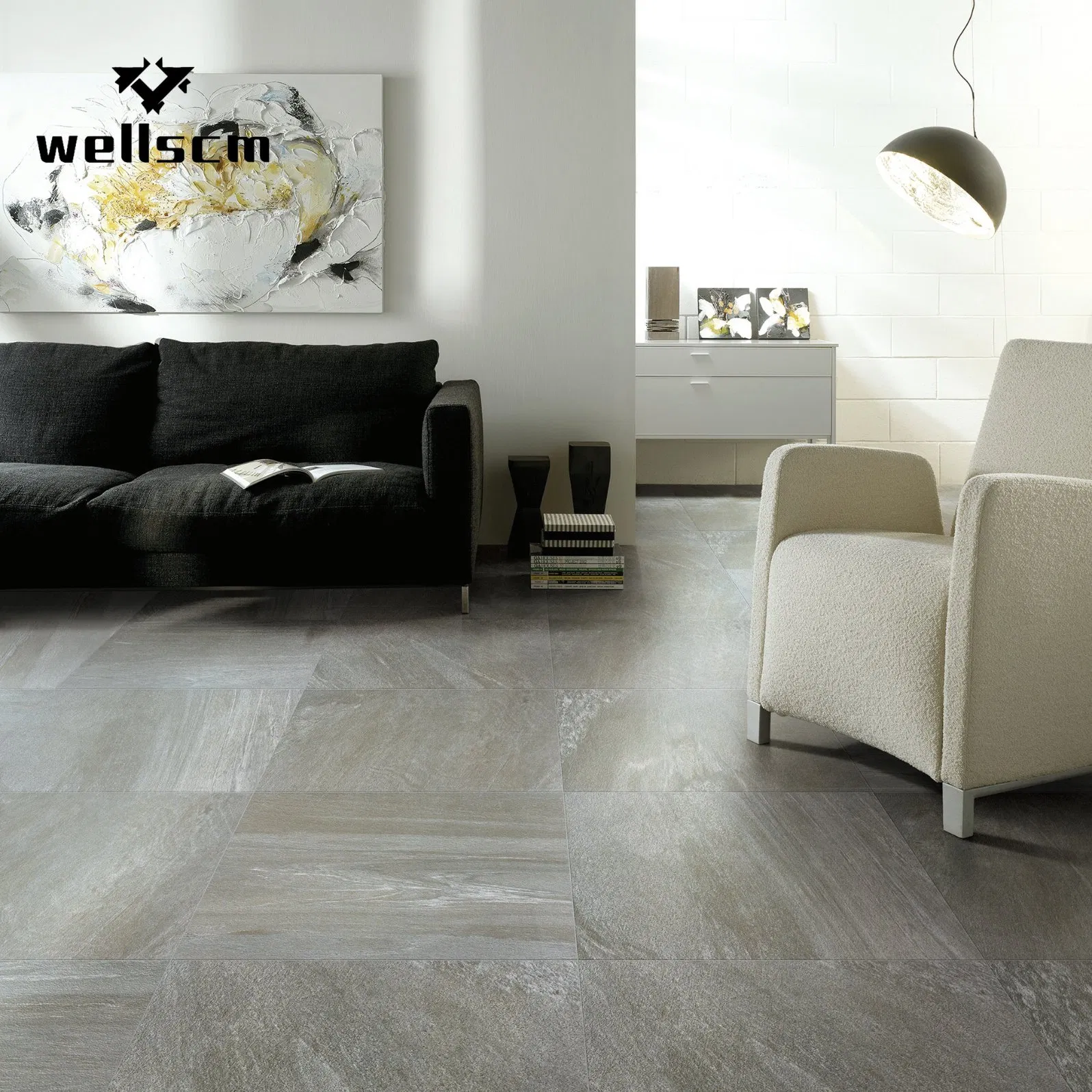 Grey Modern Design Cheap Bathroom Wall and Floor Ceramic Tiles