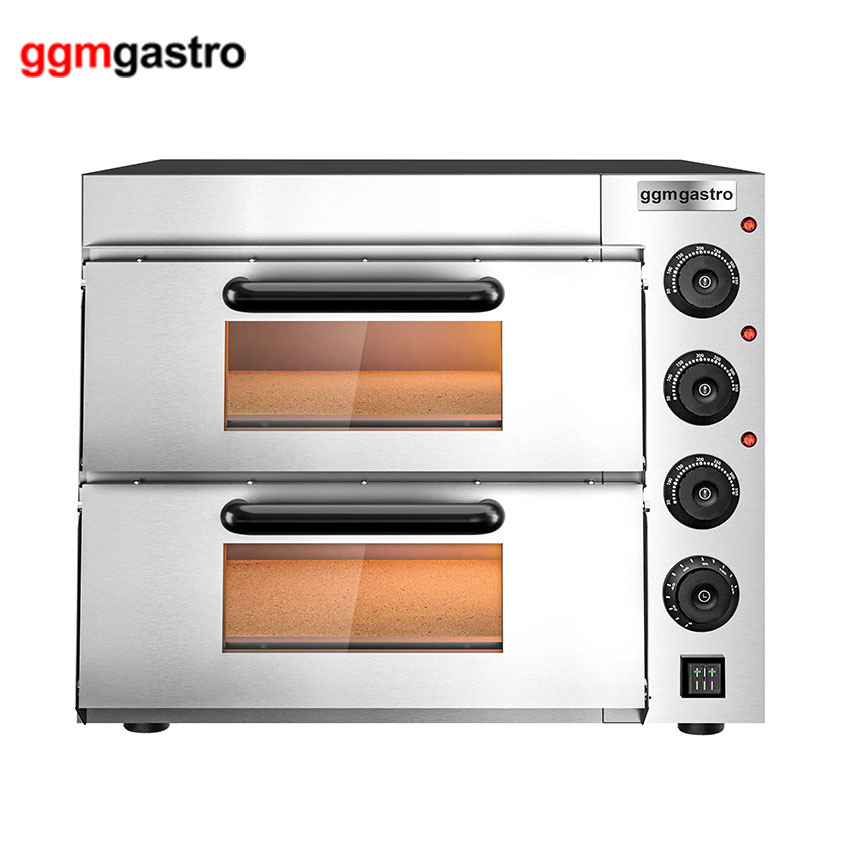 2 Deck 2 Trays Bread Maker Electric Deck Oven for Bakery
