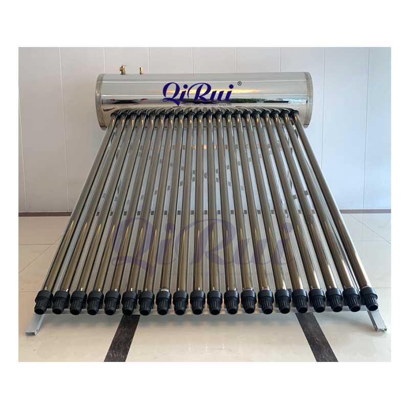 Evacuated Tube Calentador Solar Boiler Integrated Best Pressurized Geyser Direct Heating System Home Solar Energy Hot Water Heater with Copper Pipe