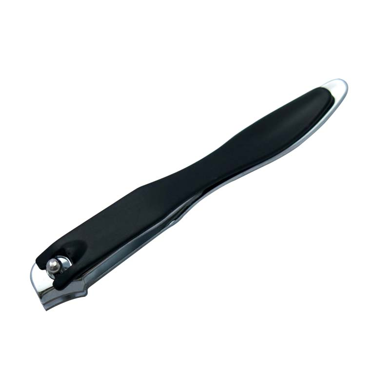 Side Blade Longer Handle Nail Clipper for Cuticle Trimming with Powder Coating (113P)