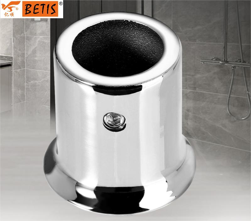 OEM Shower-Enclosure Bathroom Hardware Mirror Finish Header-Bar Bracket Connector for Ø 19 Pipe