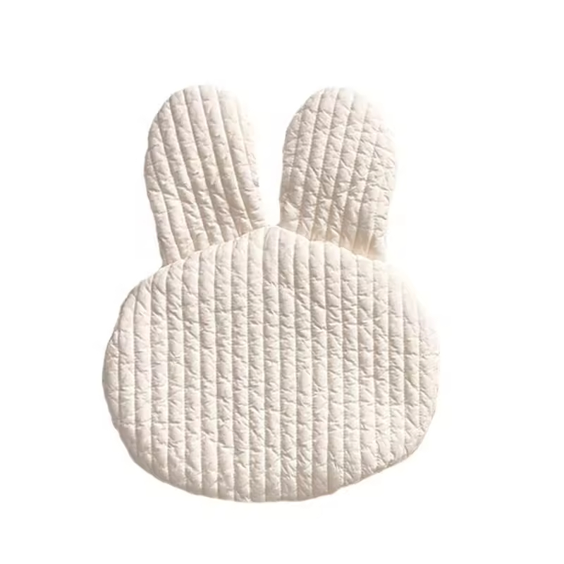 New Listing Super Soft Washable Rabbit Shape Cotton Baby Pillow