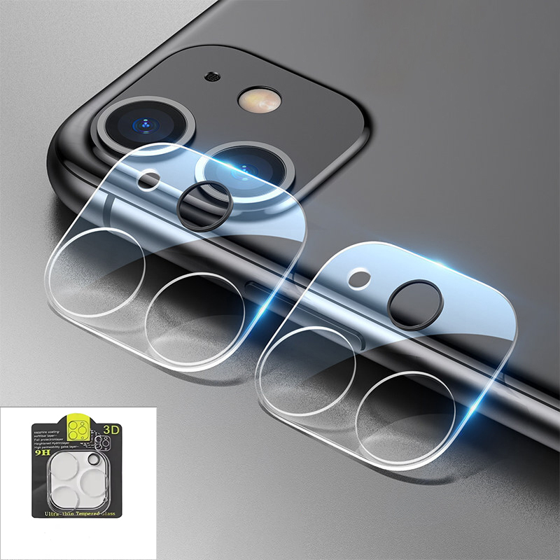 3D Camera Lens Protector Film for iPhone 16 Transparent Tempered Glass Lens Cover