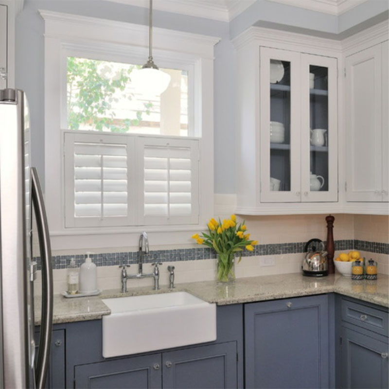 Factory Price Plantation Shutters Simple Style Wooden and PVC Shutters
