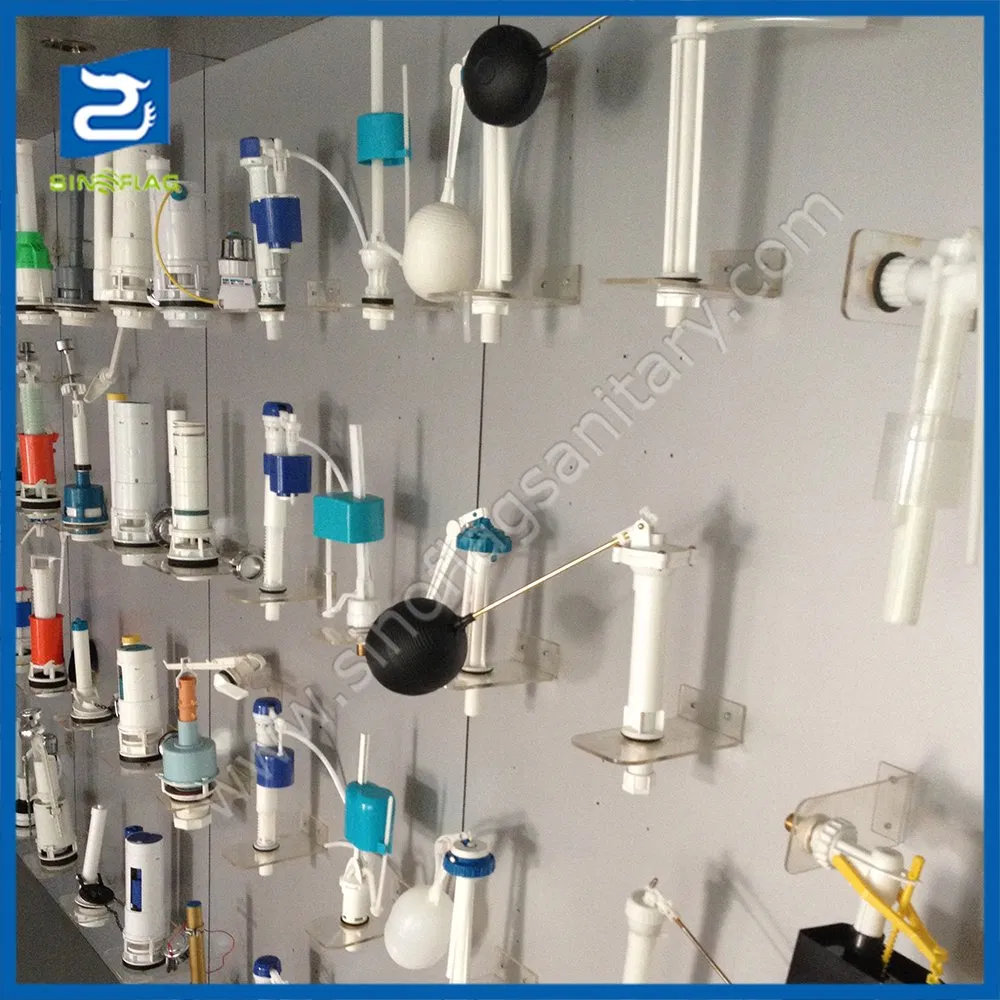 South America Sanitary ABS Two Pieces Toilet Dual Flush Valve