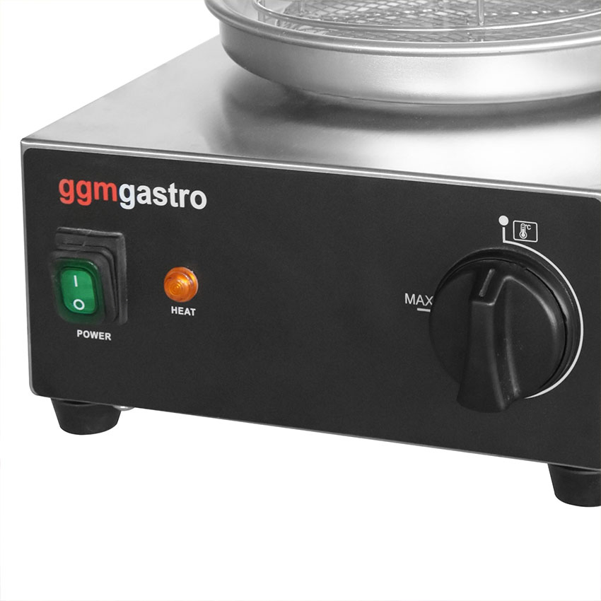 Handheld Household Stainless Steel One Heating Roll Hot Dog Maker with Egg Tray Hdmhn