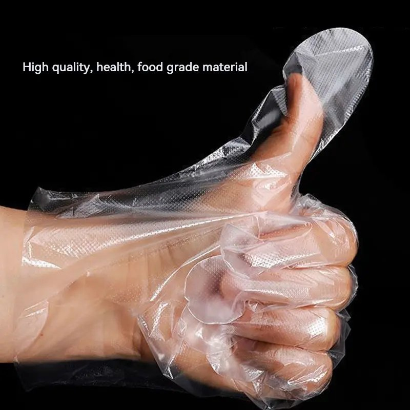 Disposable HDPE PE Plastic Hand Gloves for Beauty & Personal Care Daily Use Gloves