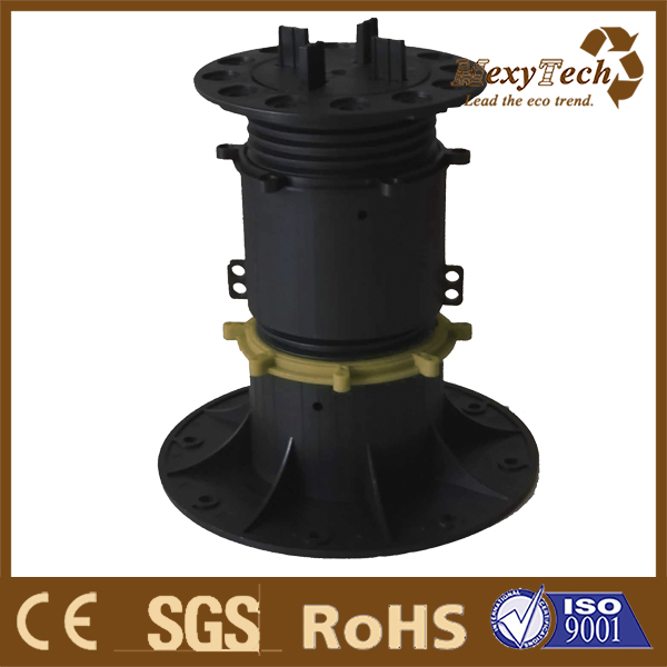 Guangzhou WPC Decking Keel Support Adjustable Height Plastic Pedestal