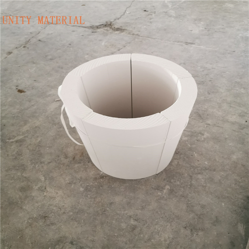 650c 1000c 1100c Thermal Insulation Calcium Silicate Section Pipe for Covering Sections DN 8''