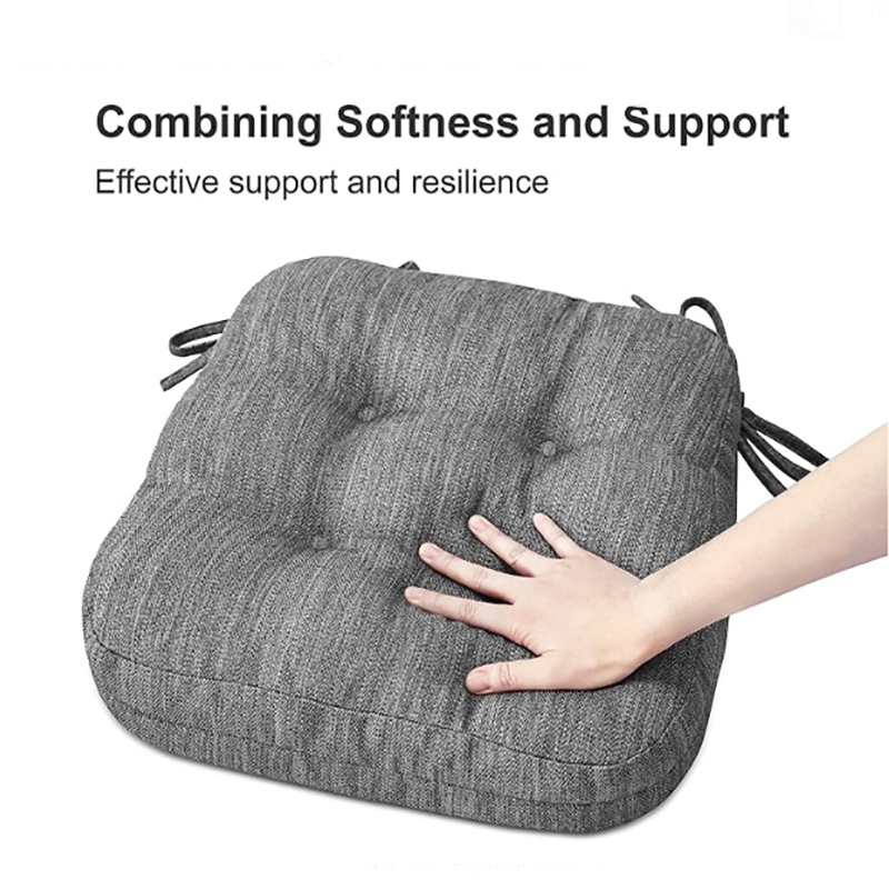 Custom Memory Foam Chair Cushions Set of 4 for Office