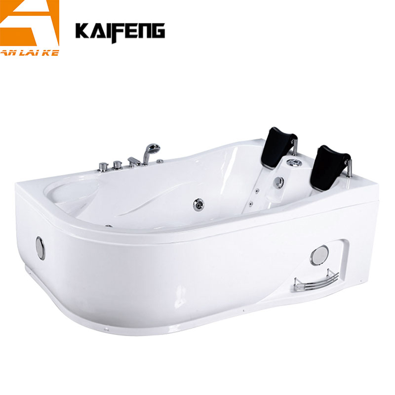 Modern Corner Bathroom Hydromassage Bath Tub Jacuzzis & Bubble for 2 Person (KF-633R)