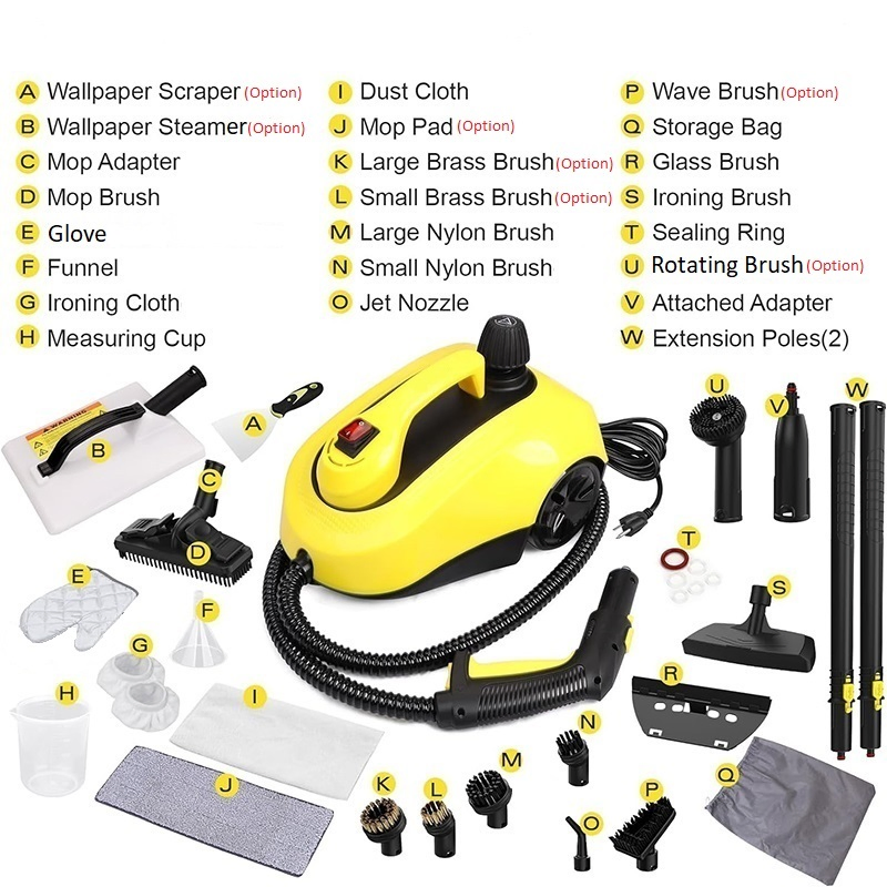 Multi Purpose Professional Household High Pressure and Temperature Steam Cleaner (SW608-A)