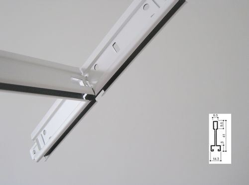 Acoustic Rh95 Fine Fissured Mineral Fiber Ceiling (Tegular/revealed)