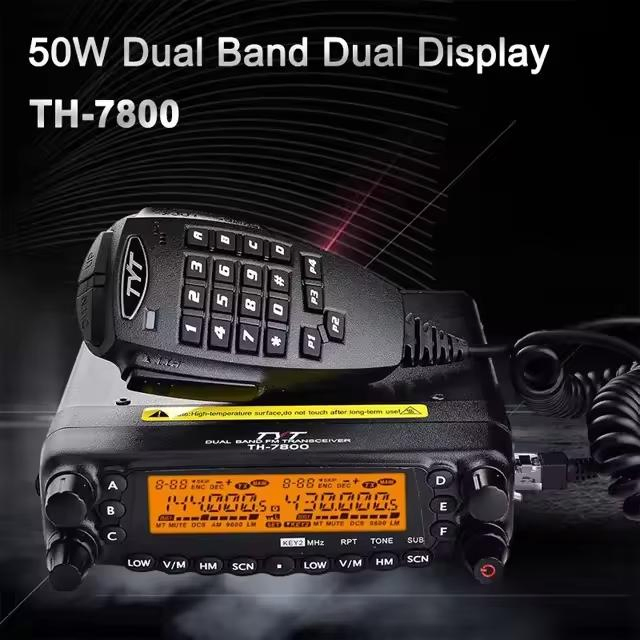TYT TH-7800 50W Двухдиапазонная мобильная радиостанция