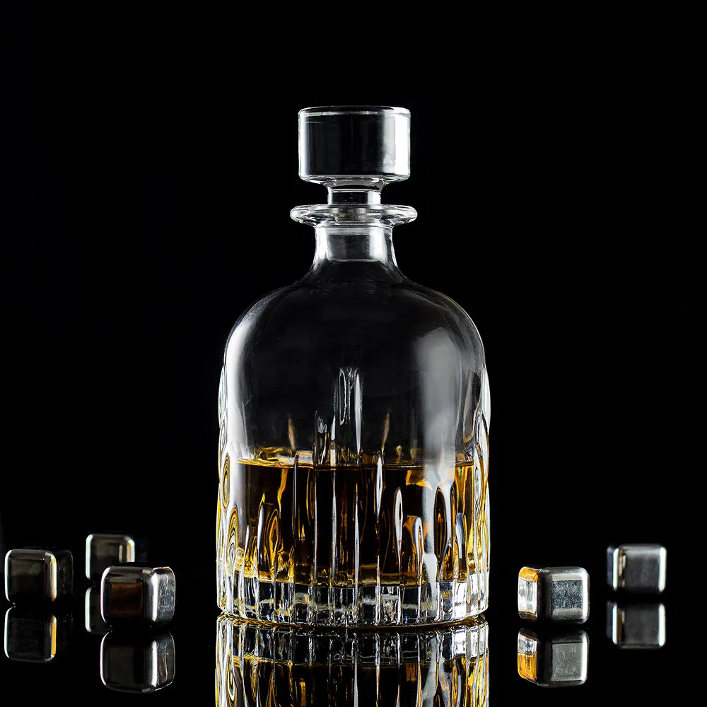 1000ml Wholesale Crystal Glass Wine Whisky Decanter Bottle