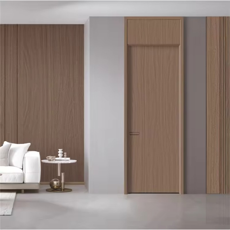 Modern House Hollow Core Flush Fire Rated Wooden Interior Door for Hotel Home