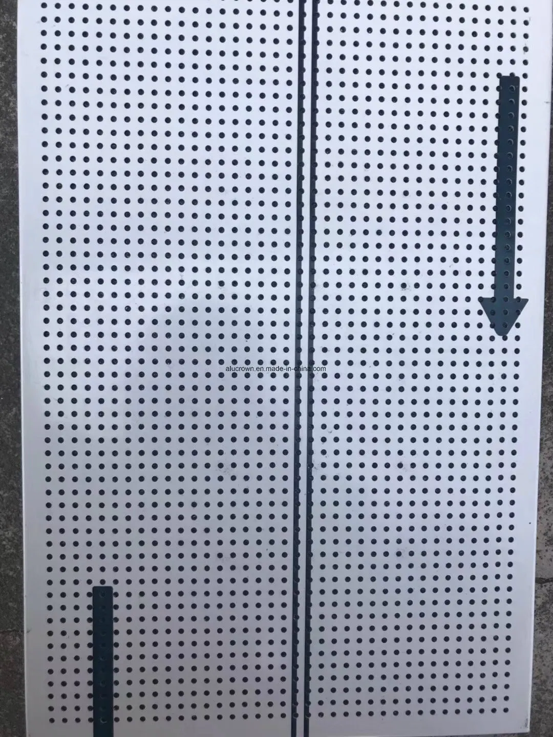 Powder Coated Construction Material Color Customized Perforated Metal Ceiling Panel