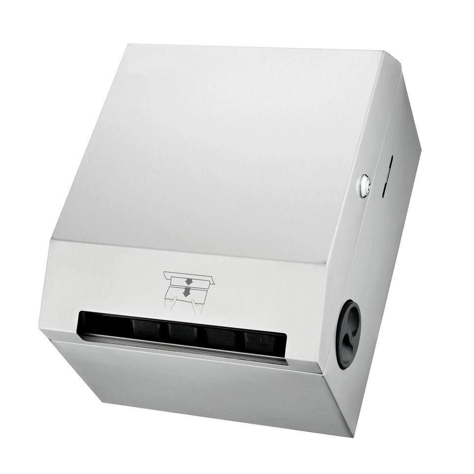 Держатель для туалетной бумаги настенный, хром