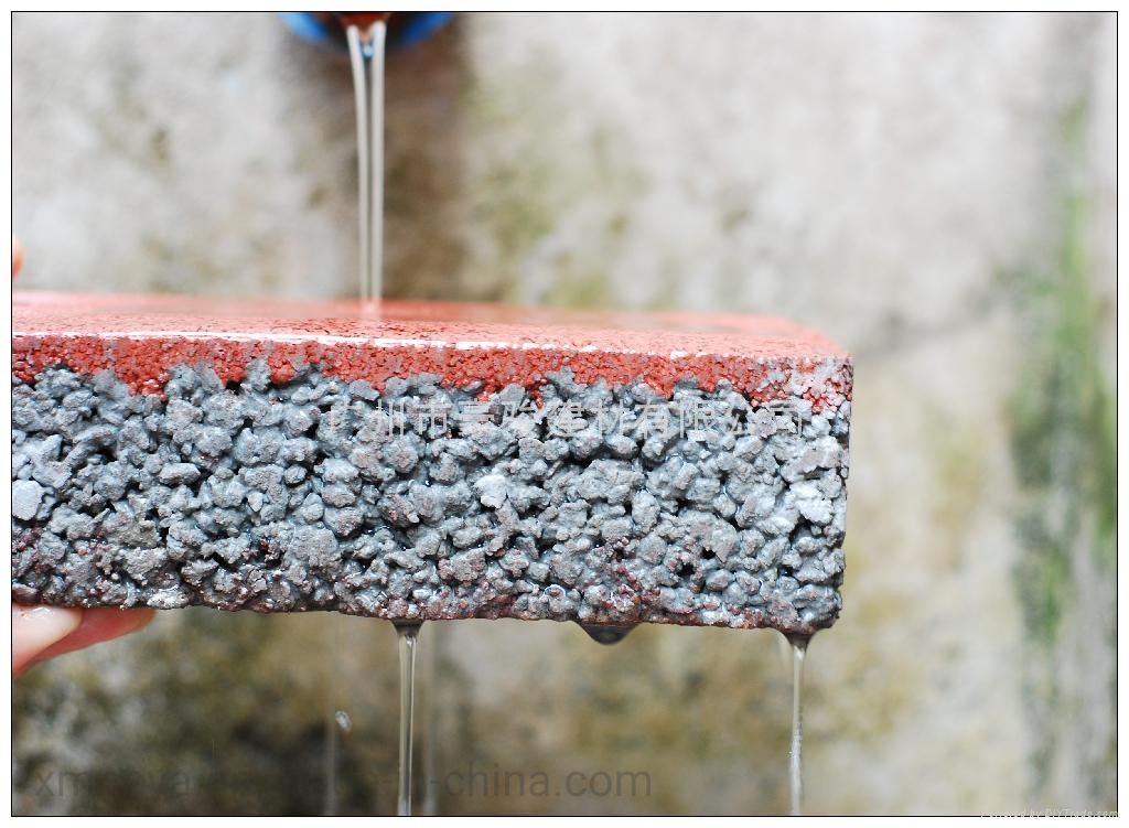 Porous Pervious, Ceramic Water Permeable Brick Paver for Driveway, Walkway