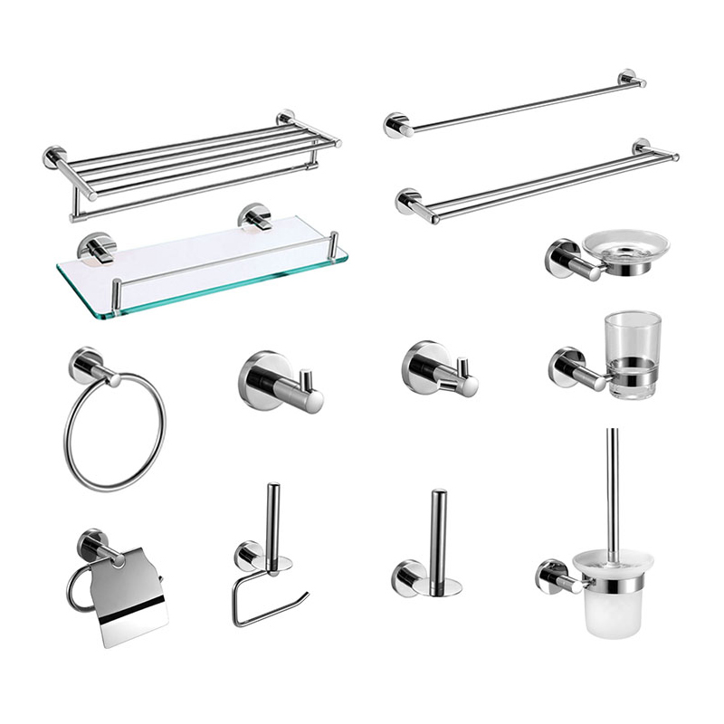 Stainless Steel Brushed Nickel Bathroom Hardware Set Bathroom Accessory Set