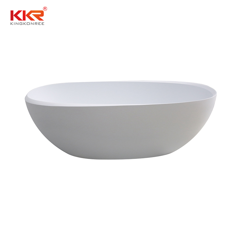 Угловая ванна из искусственного камня