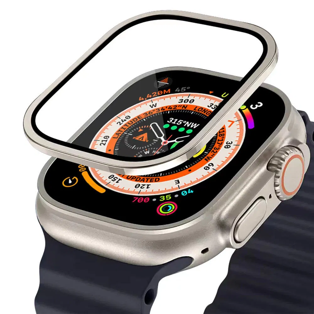 Защитное стекло для Apple Watch 49mm, антивзрывное, кривое