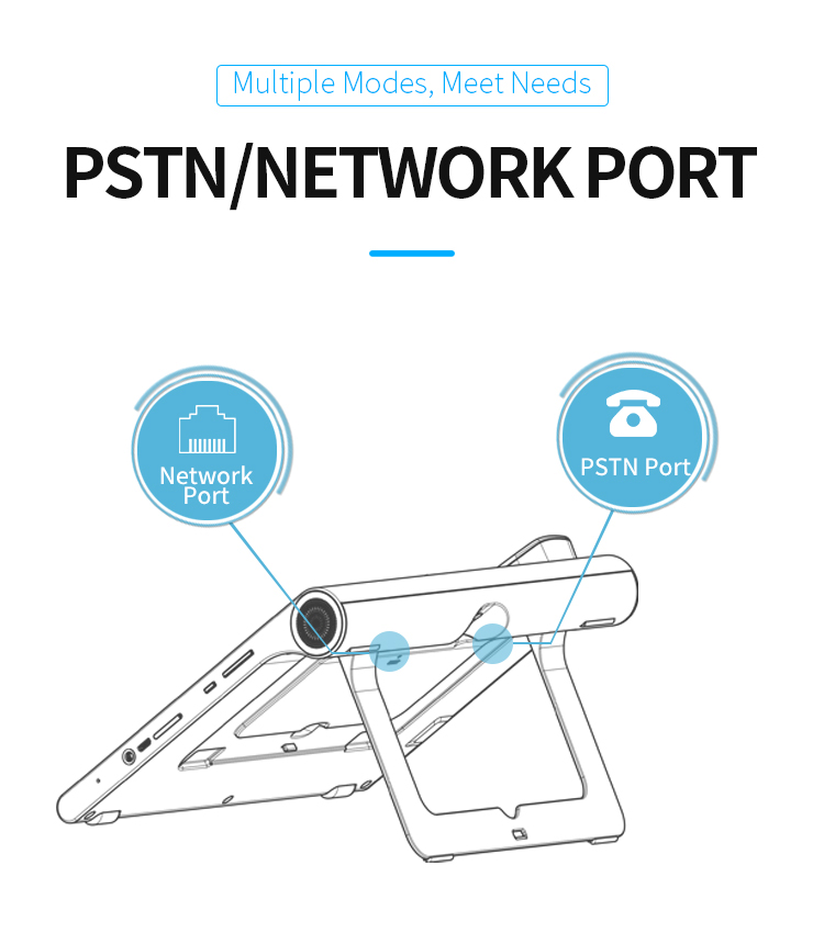 4G видеотелефон Android с Bluetooth 5.0 и PSTN