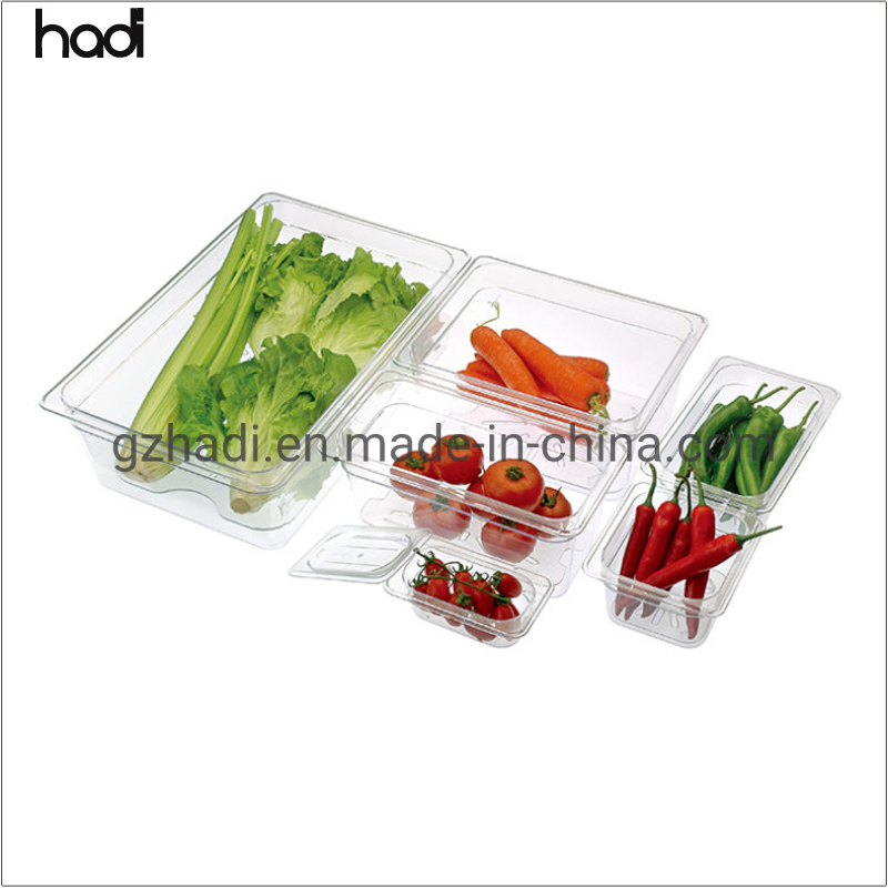 Commercial Kitchen Equipment Insulated Food Pan Carrier Plastic Food Pans Full Gn Pan Size High Quality PC Gastronorm Food Container