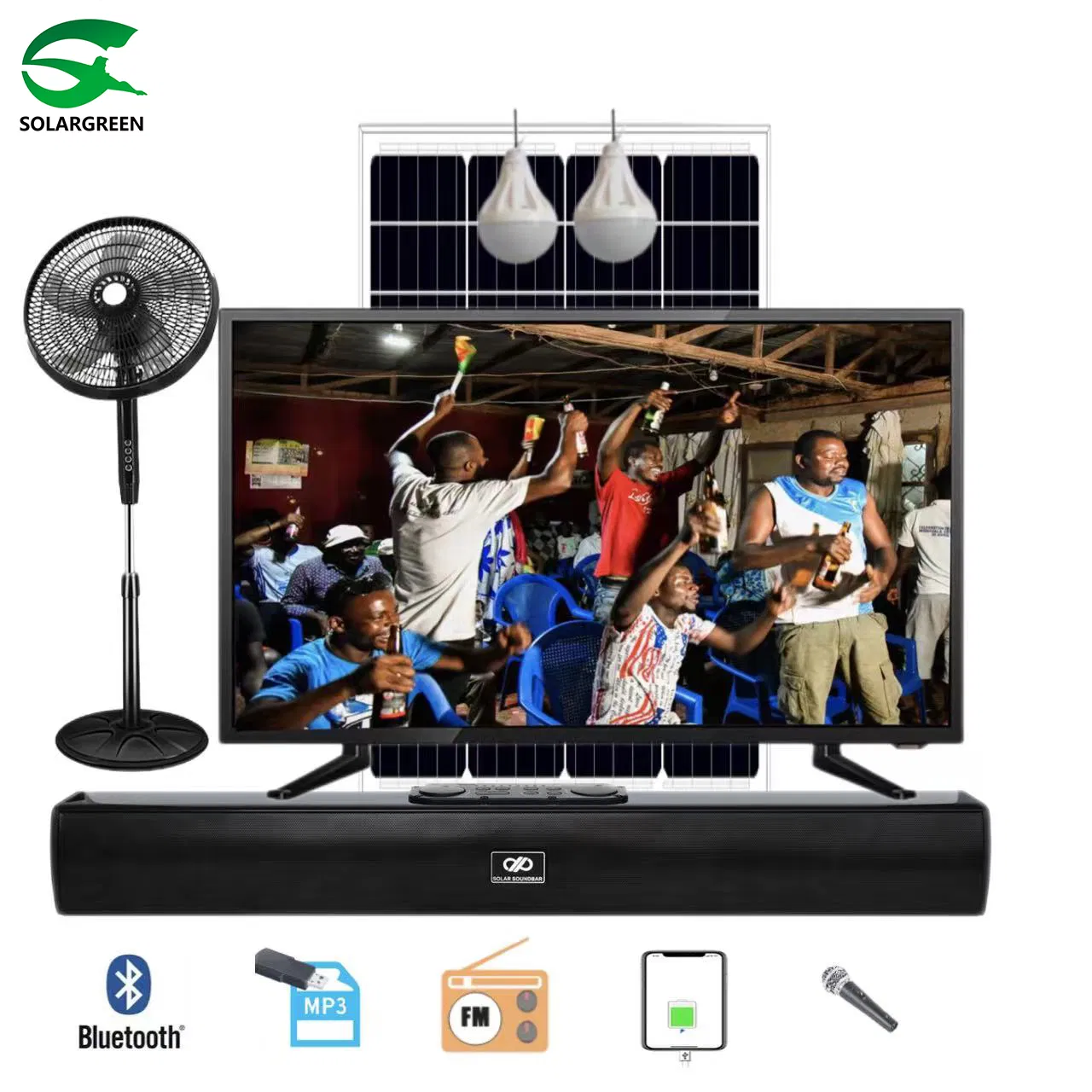 Solargreen Band Solar Power TV 43 Inch Smart TV Manufacturer